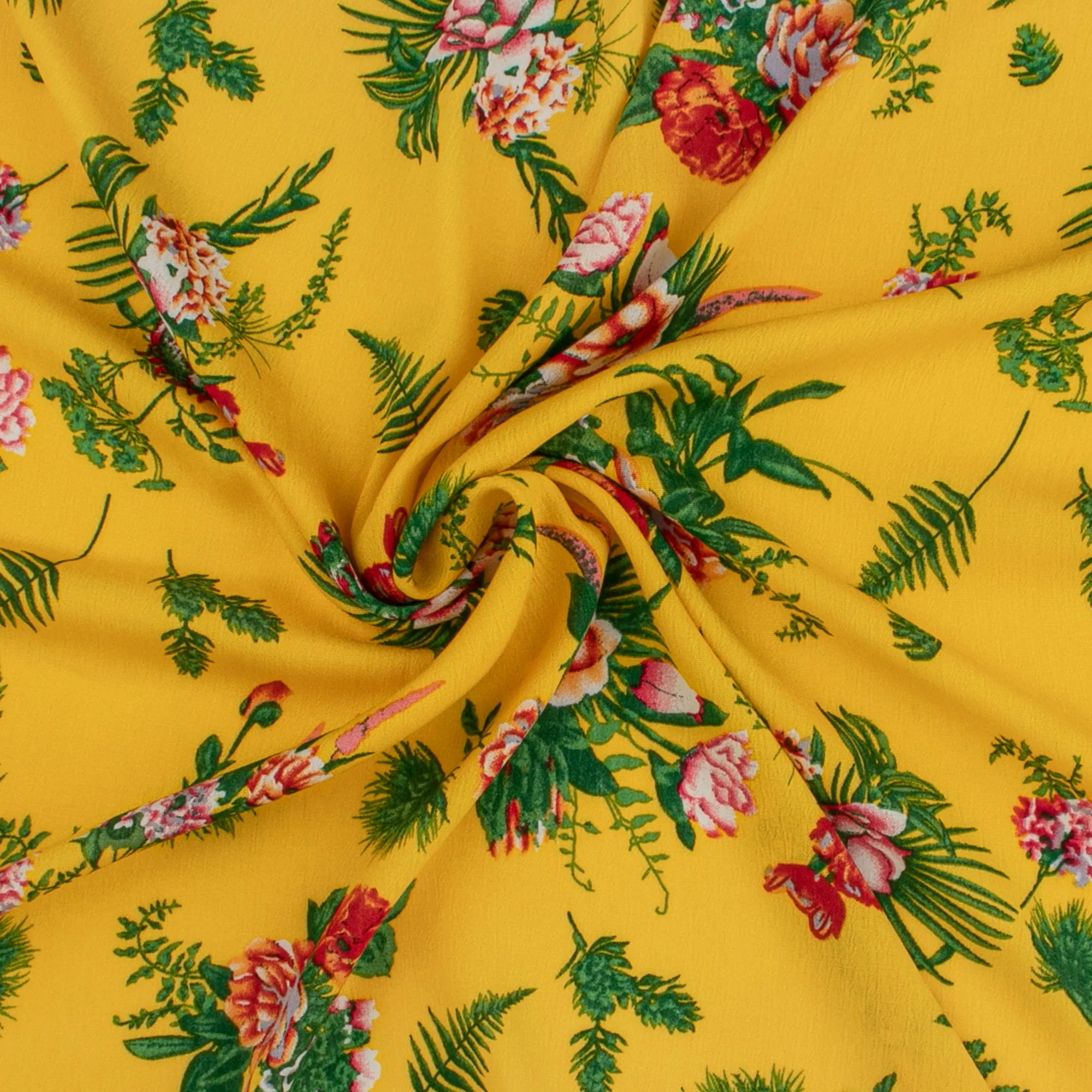 Printed Rayon Yoryu - TALIA  005 - Yellow