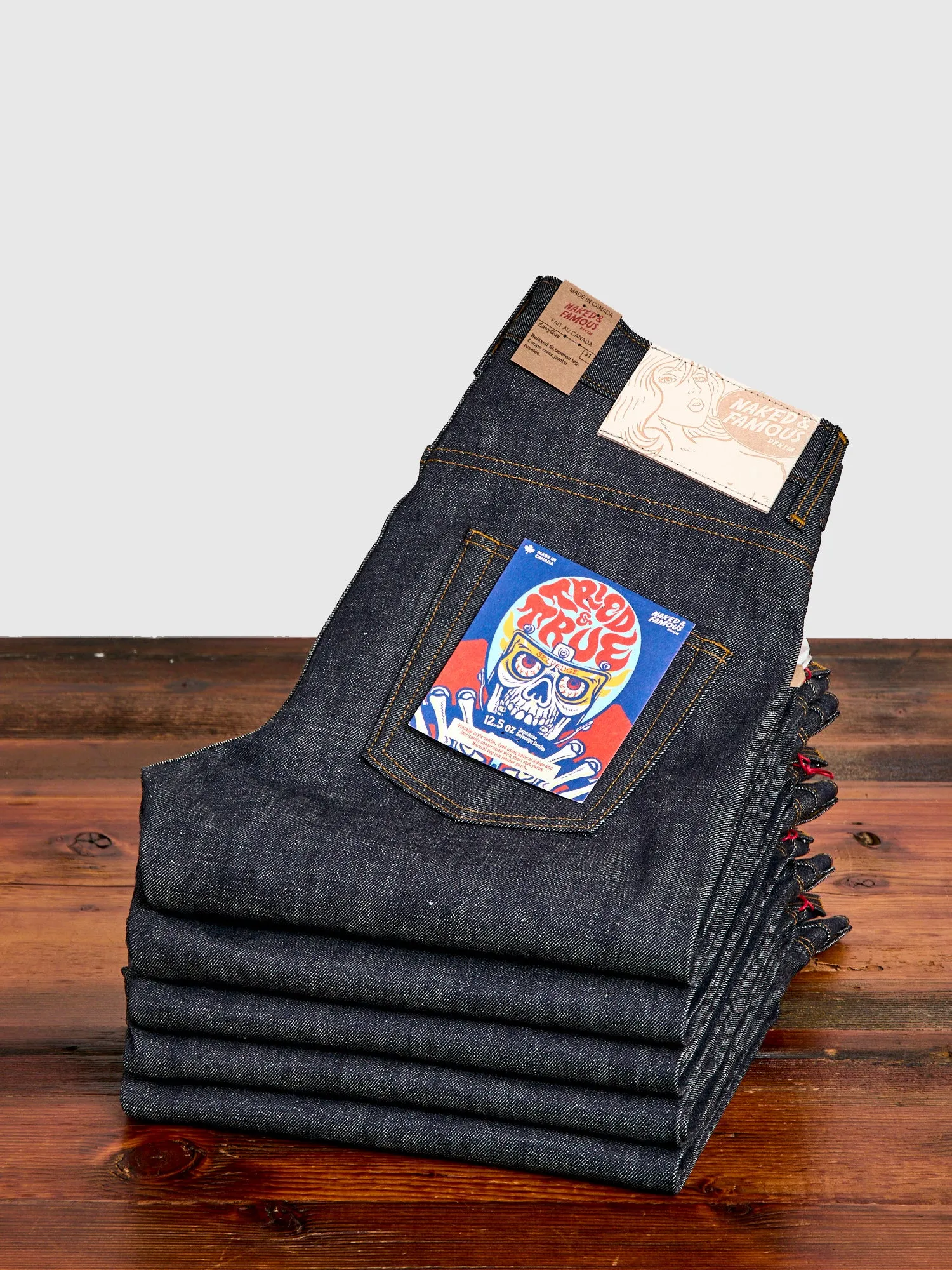 "Tried & True Selvedge" 12.5oz Selvedge Denim - Easy Guy Fit