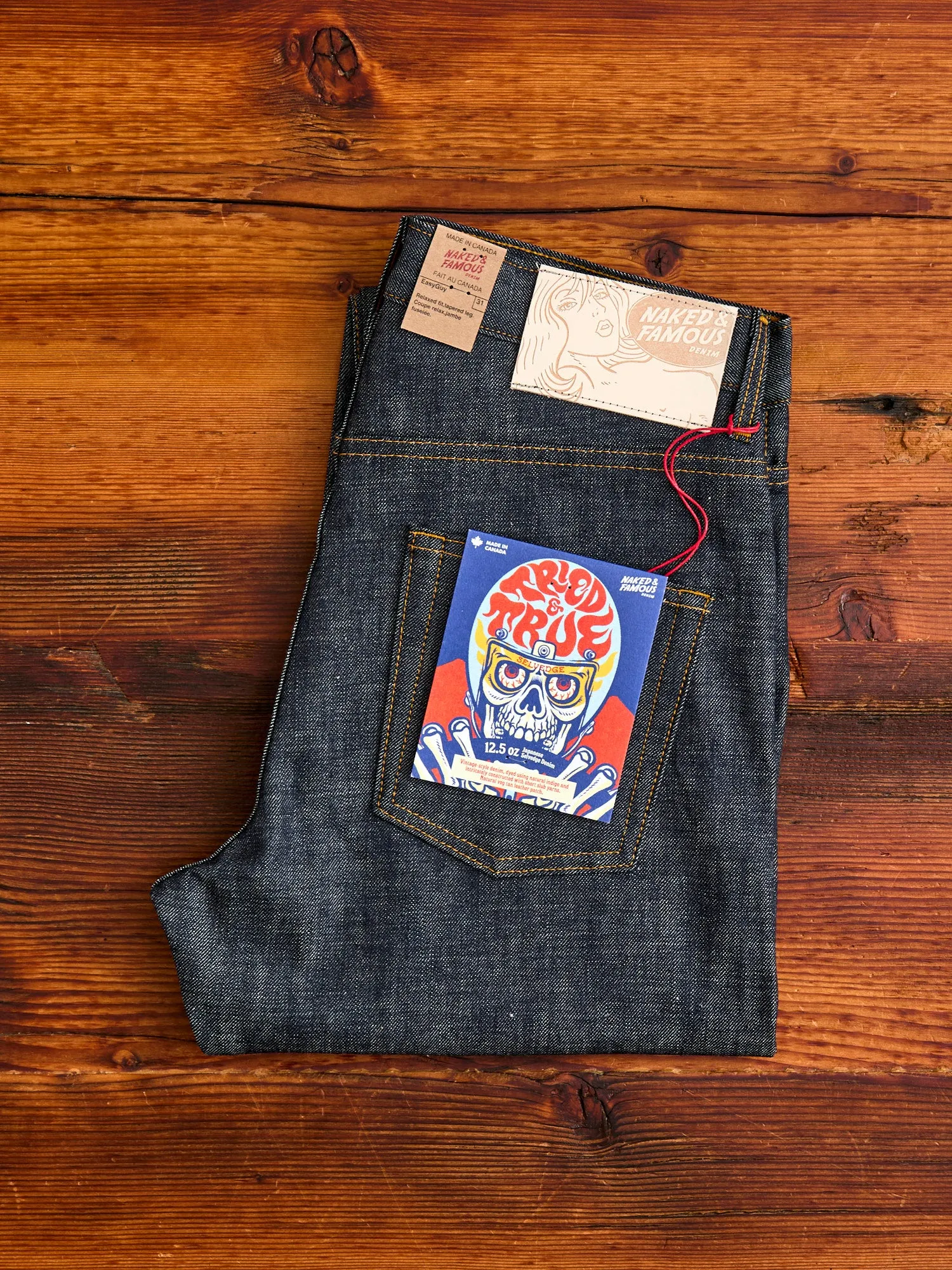 "Tried & True Selvedge" 12.5oz Selvedge Denim - Easy Guy Fit