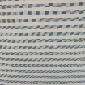 Rayon Poplin Stripe - Zipper Stripe - Blue