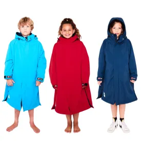 Red Kids Dry Pro Hooded Waterproof Changing Robe