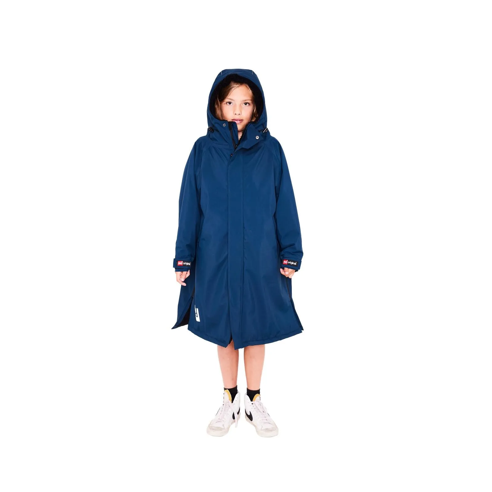 Red Kids Dry Pro Hooded Waterproof Changing Robe