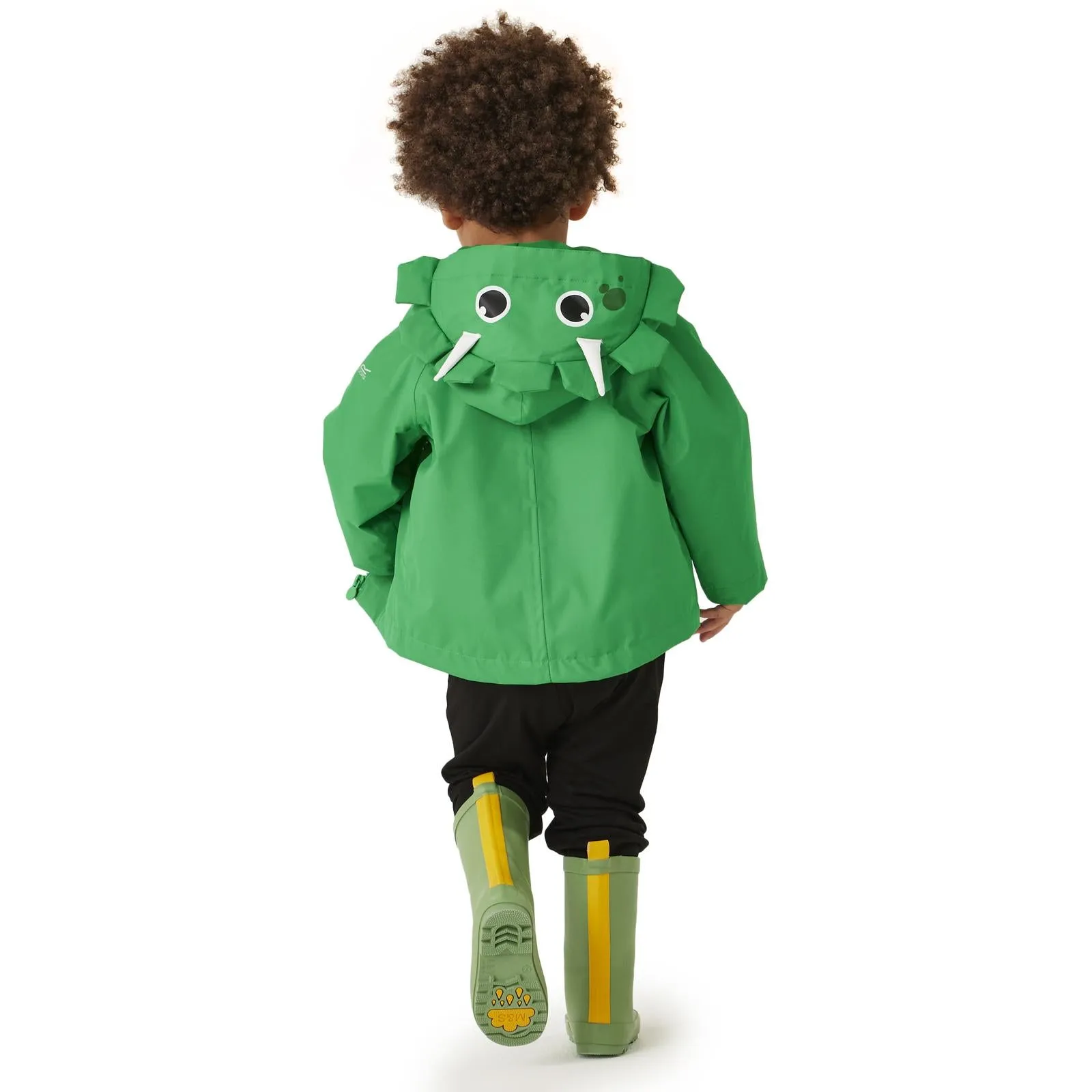 Regatta Kids Animal Print Hooded Waterproof Jacket