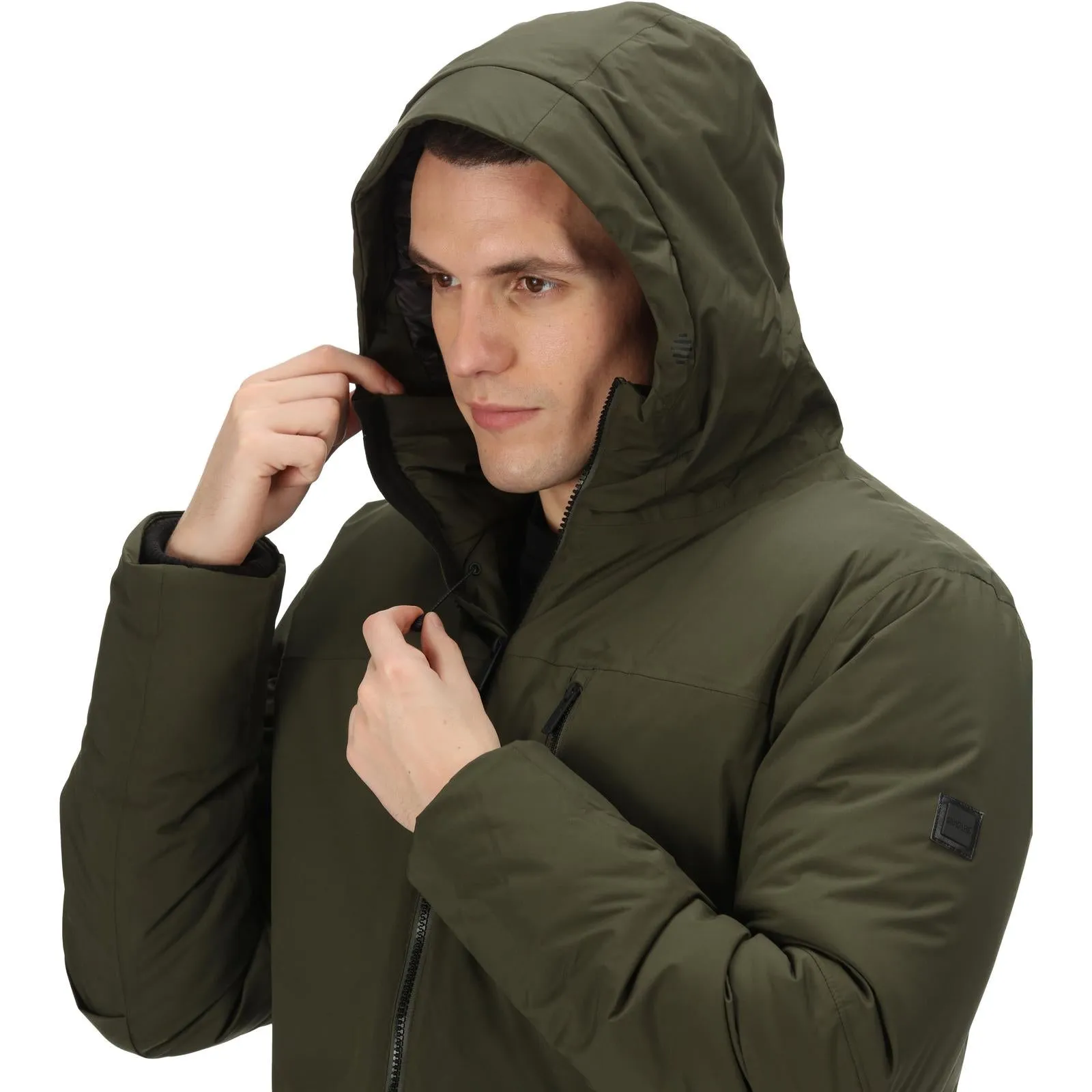 Regatta Mens Yewbank II Hooded Waterproof Park Jacket - Crocodile