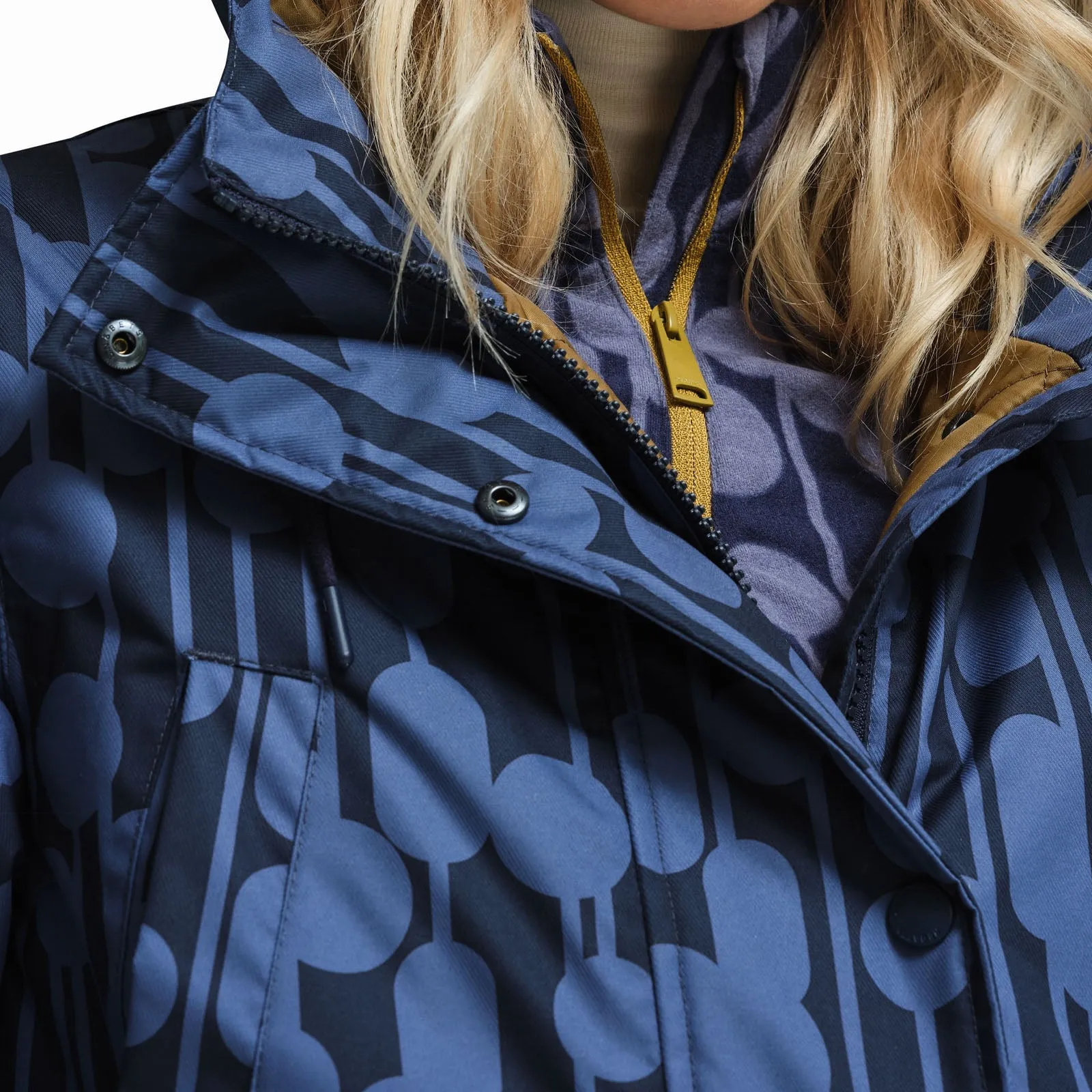 Regatta Womens Orla Kiely Waterproof Longline Parka Jacket