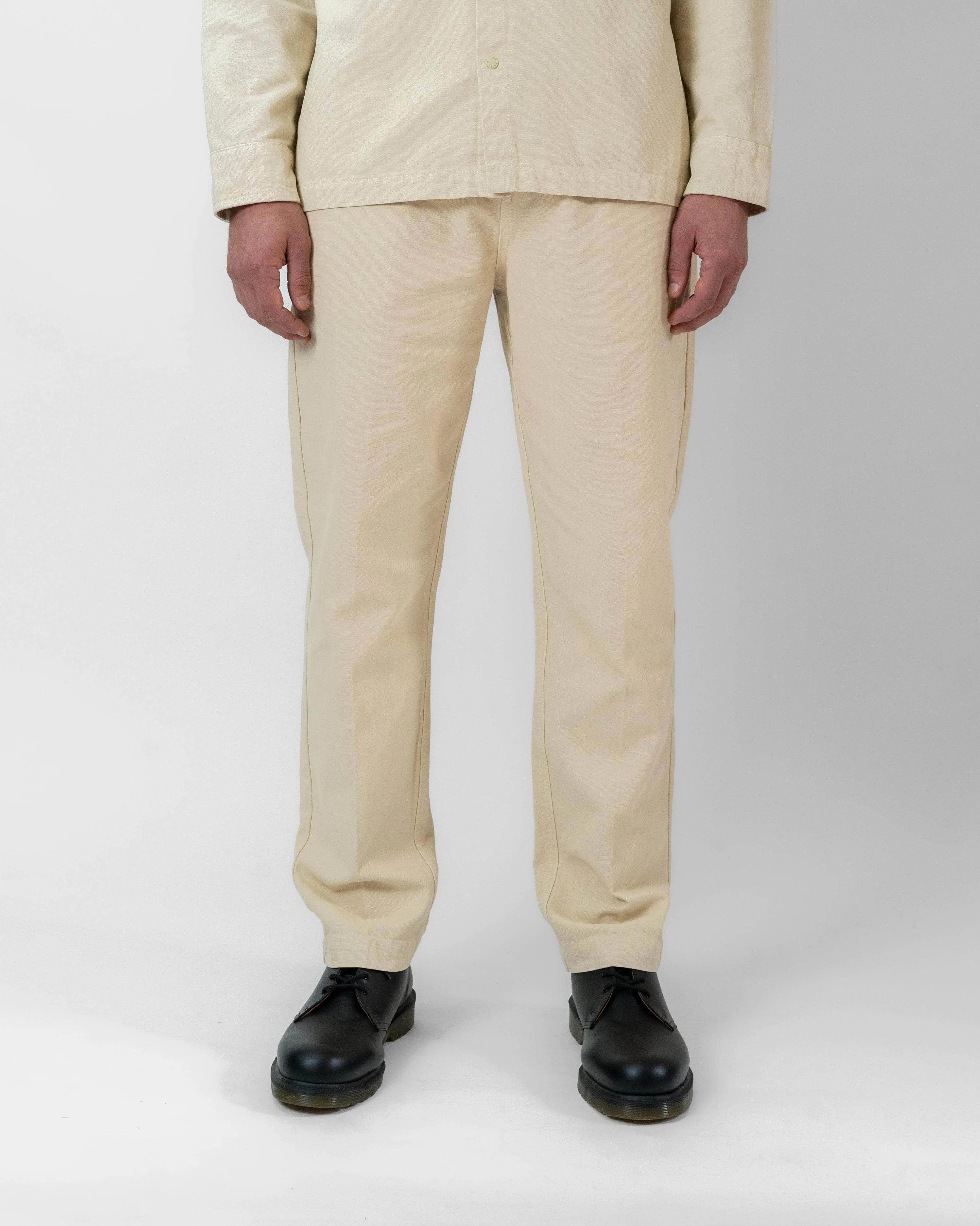 Relaxed-Fit Cotton Canvas Trousers Palo Santo