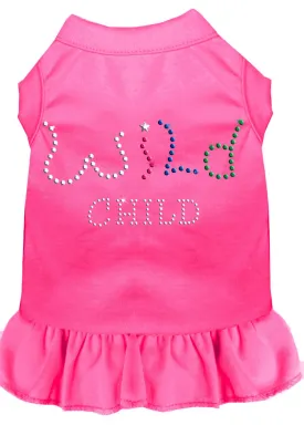 Rhinestone Wild Child Dress Bright Pink Med (12)