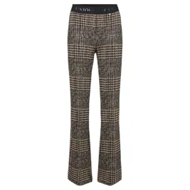 Robell Joella Trousers Brown Check