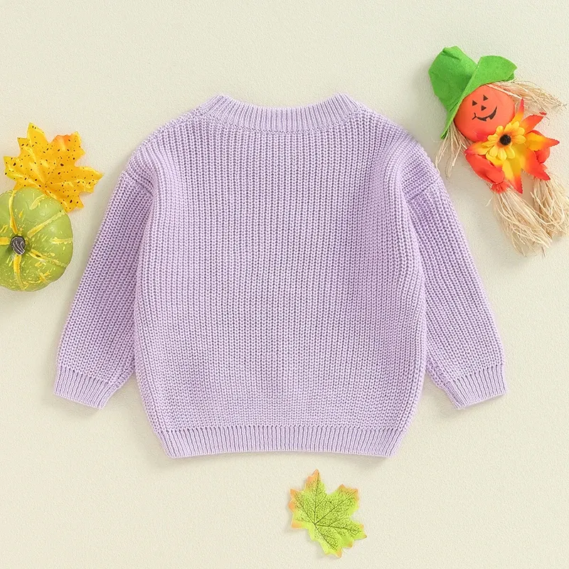 RTS: Purple Knitted Ghost Sweaters