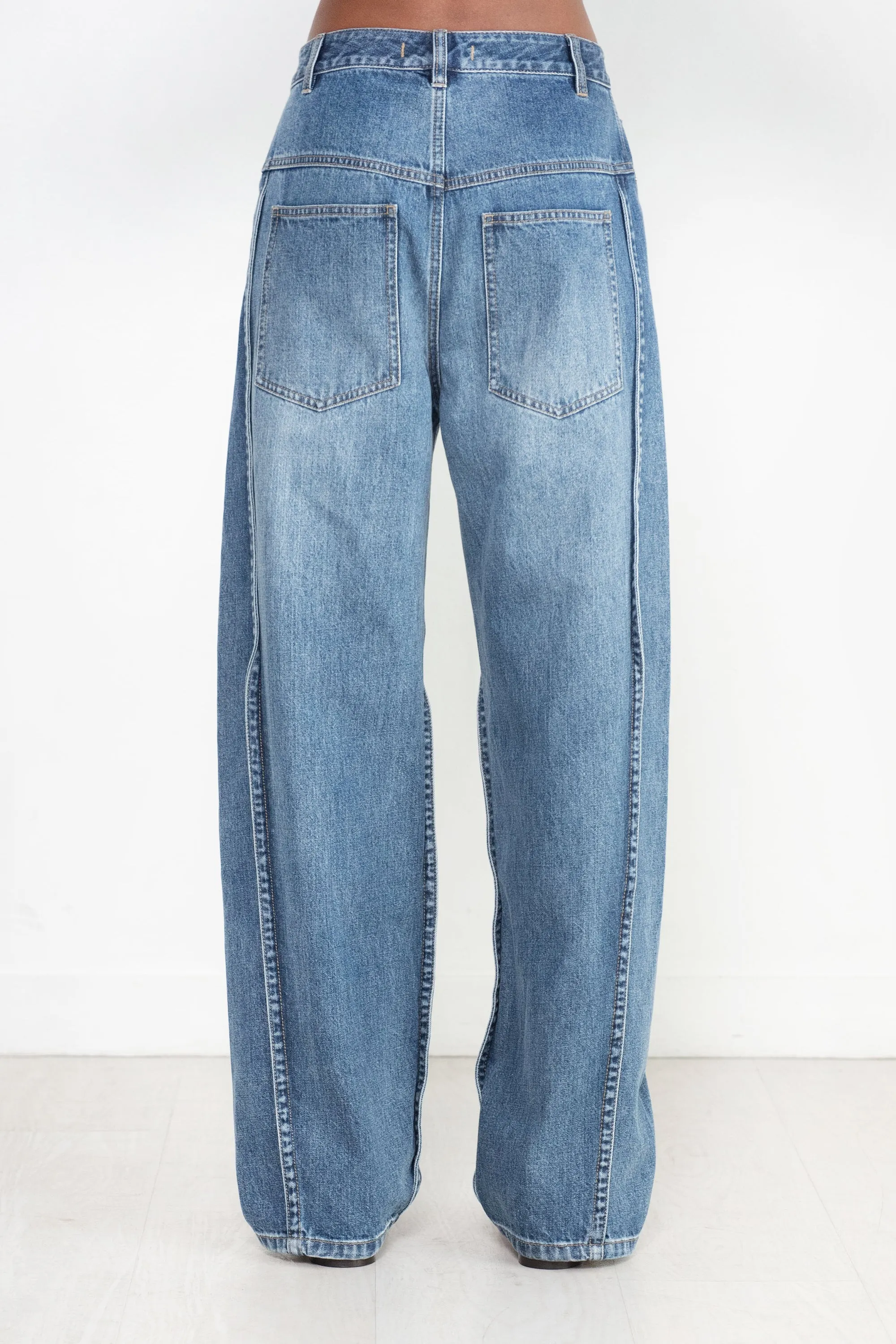 Spring Denim Tuck Jean