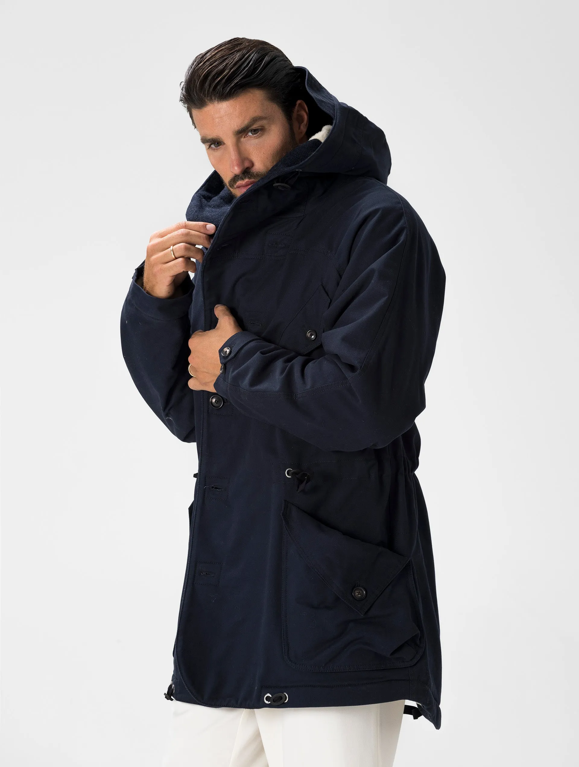 STORM PARKA IN BLUE NAVY