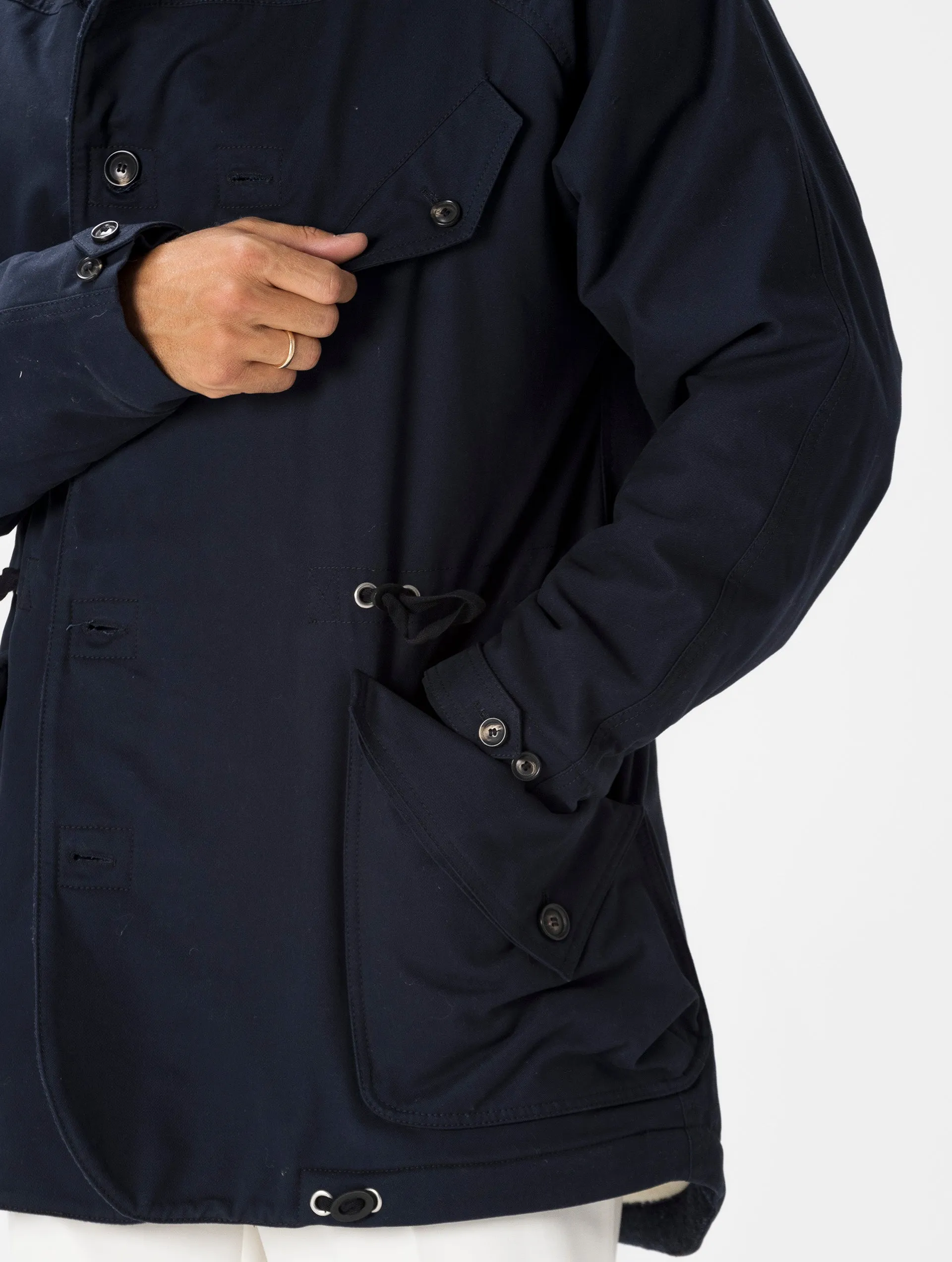 STORM PARKA IN BLUE NAVY