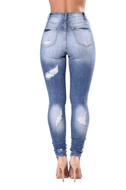 Stretch Pencil Jeans