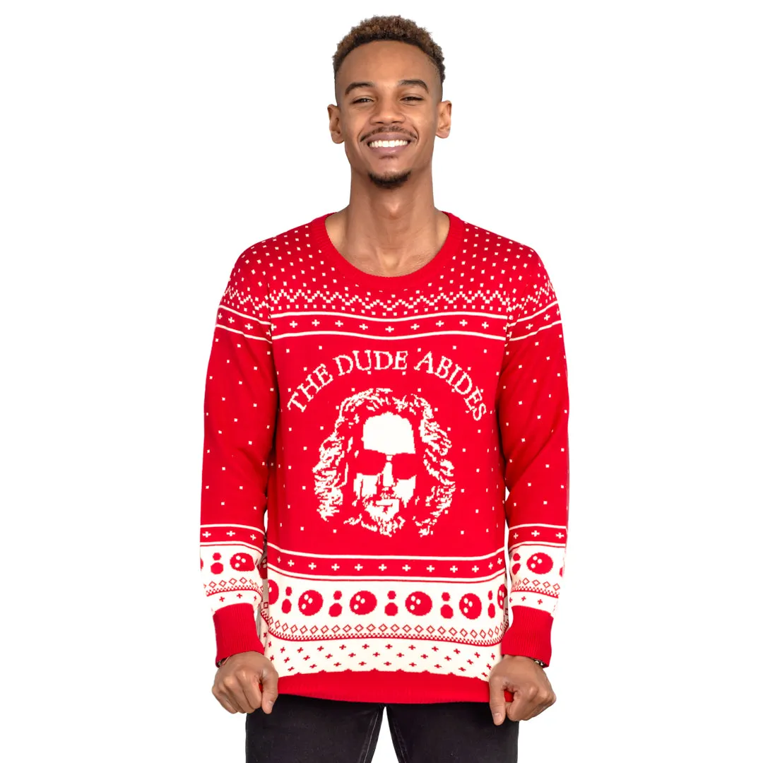 The Dude Abides Ugly Christmas Xmas Sweater