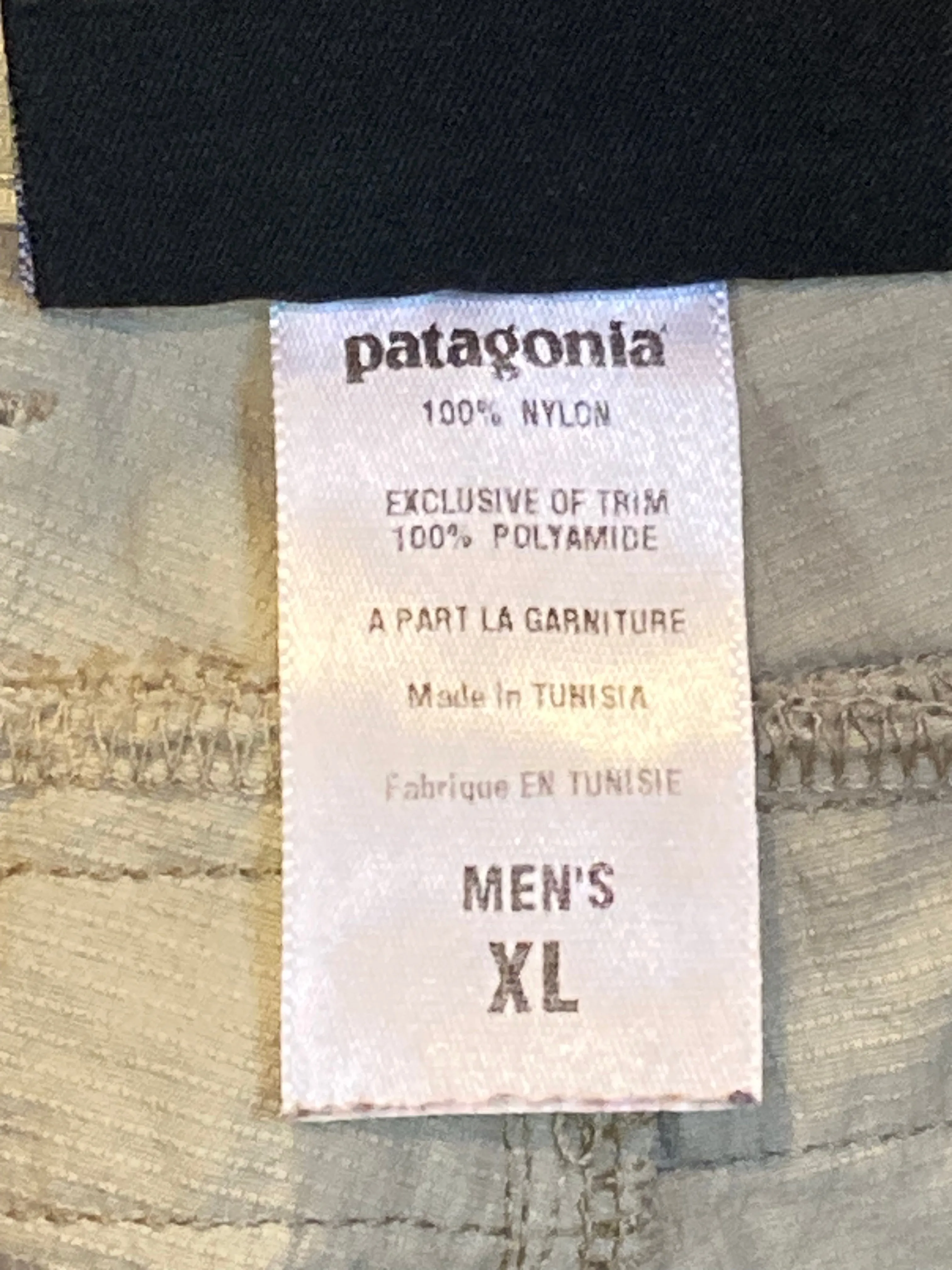 Trousers, Patagonia, Light Weight Hiking Pants, Khaki Size XL