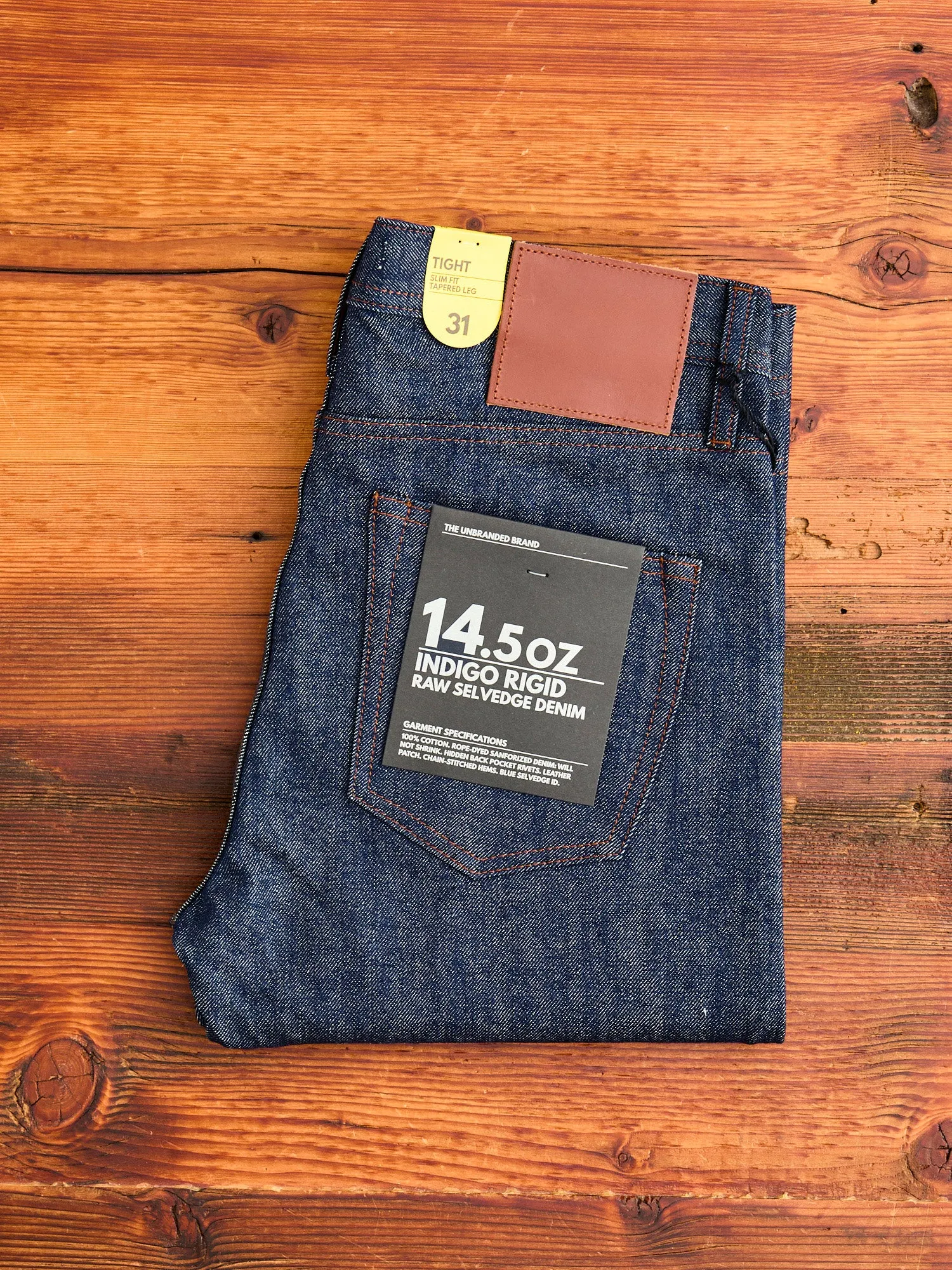 UB401 14.5oz Selvedge Denim - Tight Fit