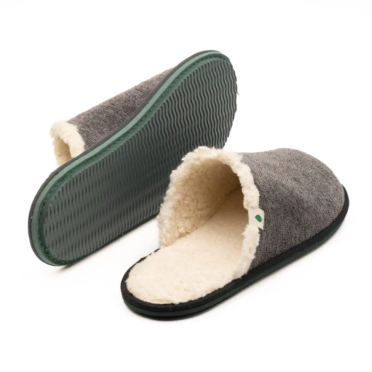 Vegan home slipper gray SUS008