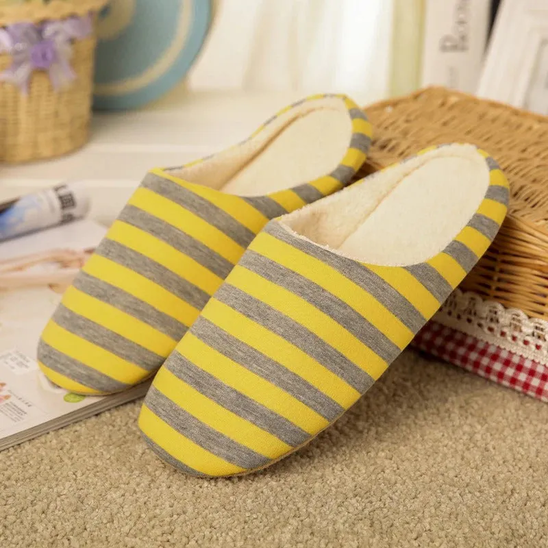 Warm Plush Women Bedroom Slippers