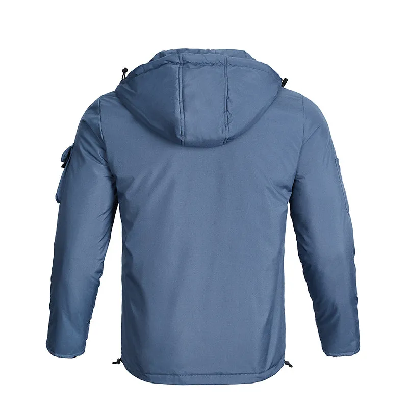 WARM POCKETS FLEECE DOWN JACKETS