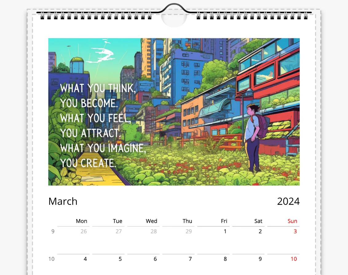 What If It's Actually Possible? Eco Futures Wall Calendar 2024 (US & CA)