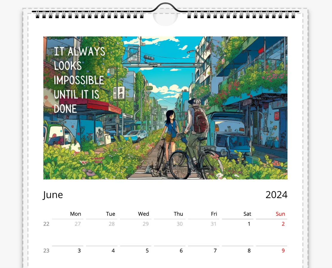 What If It's Actually Possible? Eco Futures Wall Calendar 2024 (US & CA)