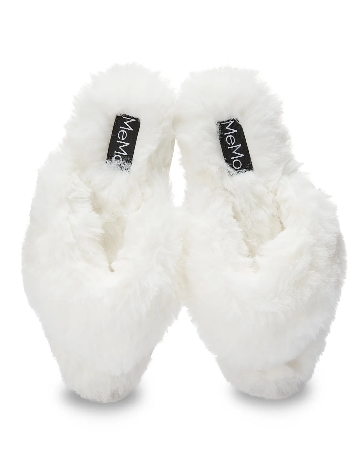 Women's Fuzzy Plush Thong Slippers