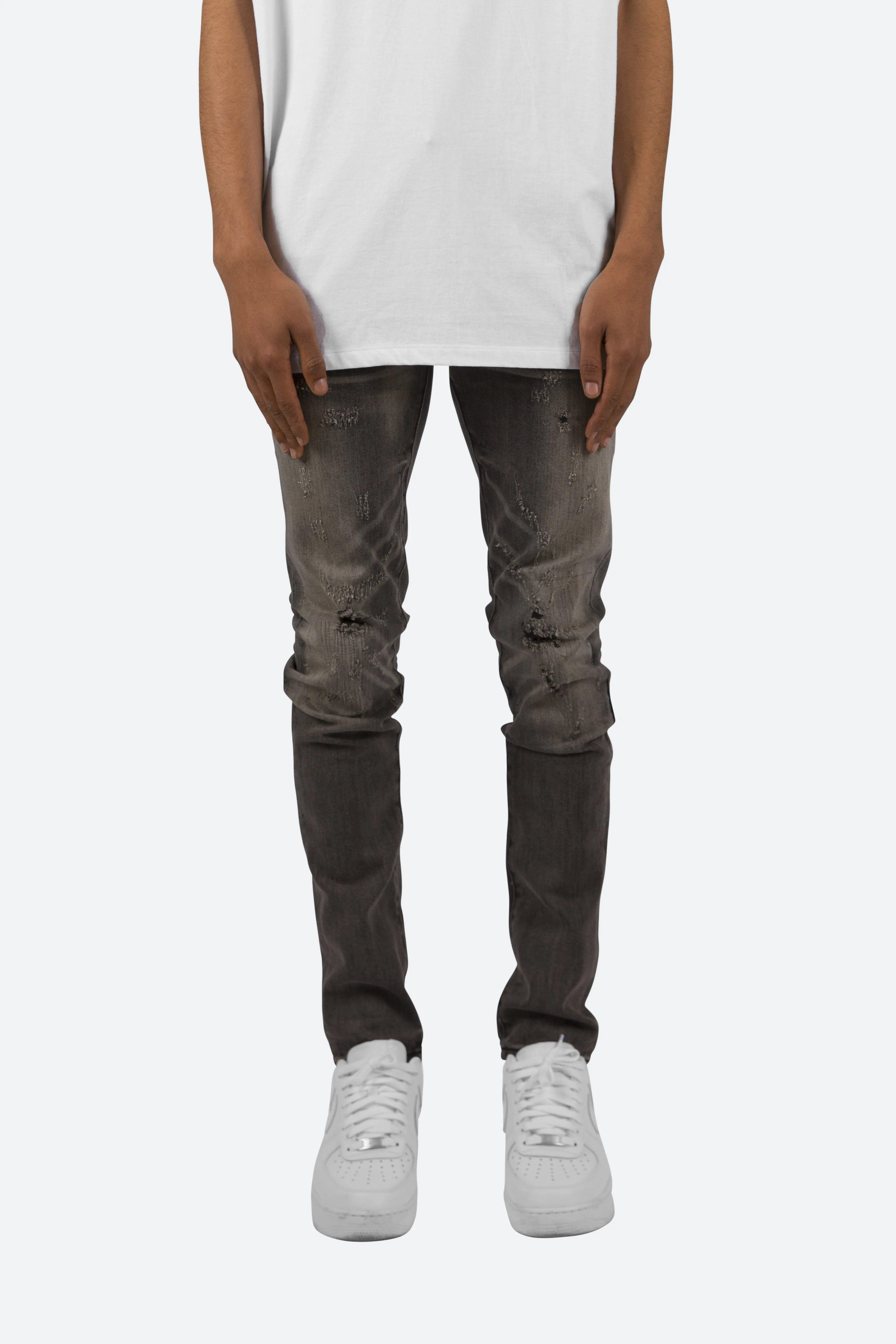 X145 Stretch Denim - Grey