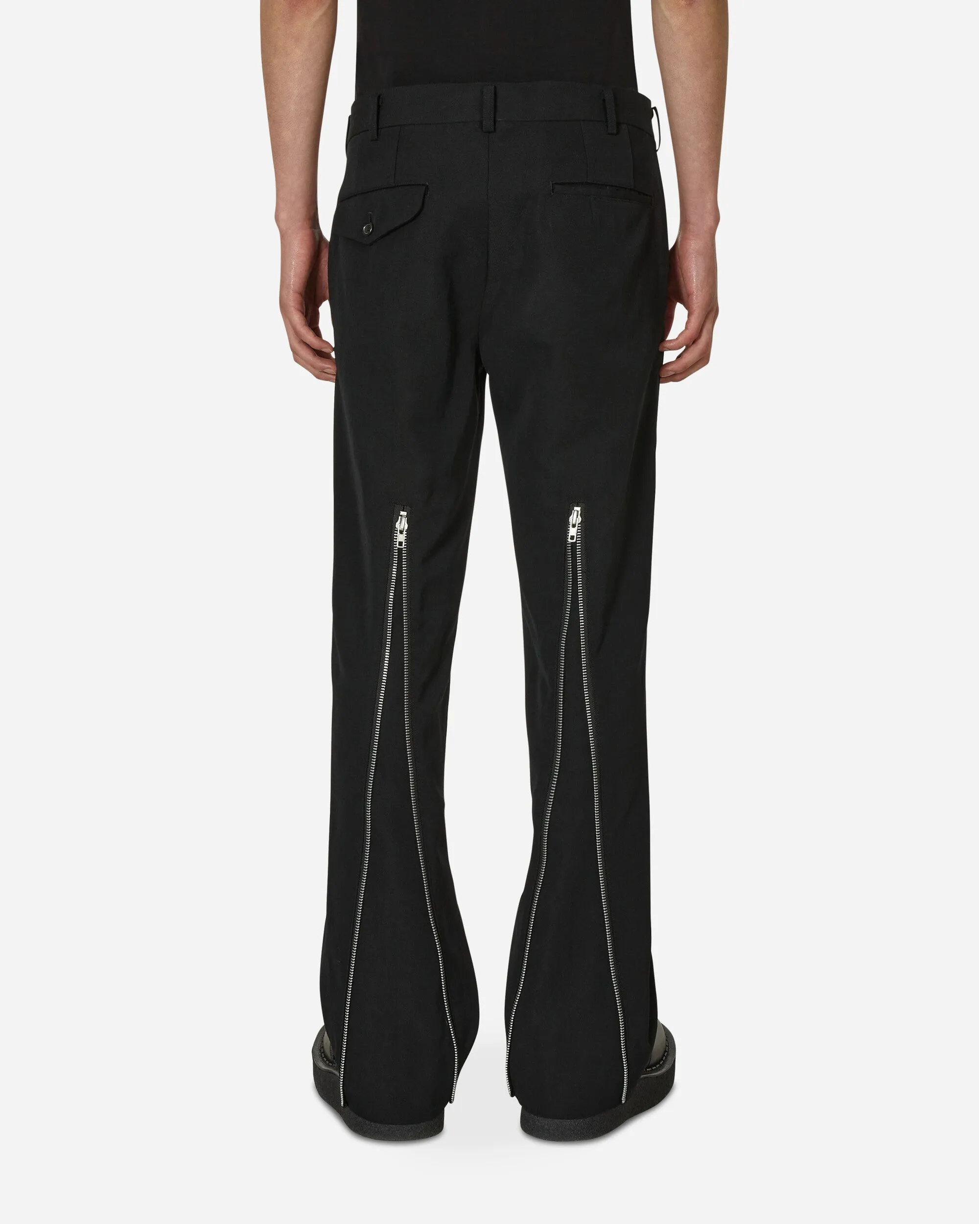 Zipped Trousers Black