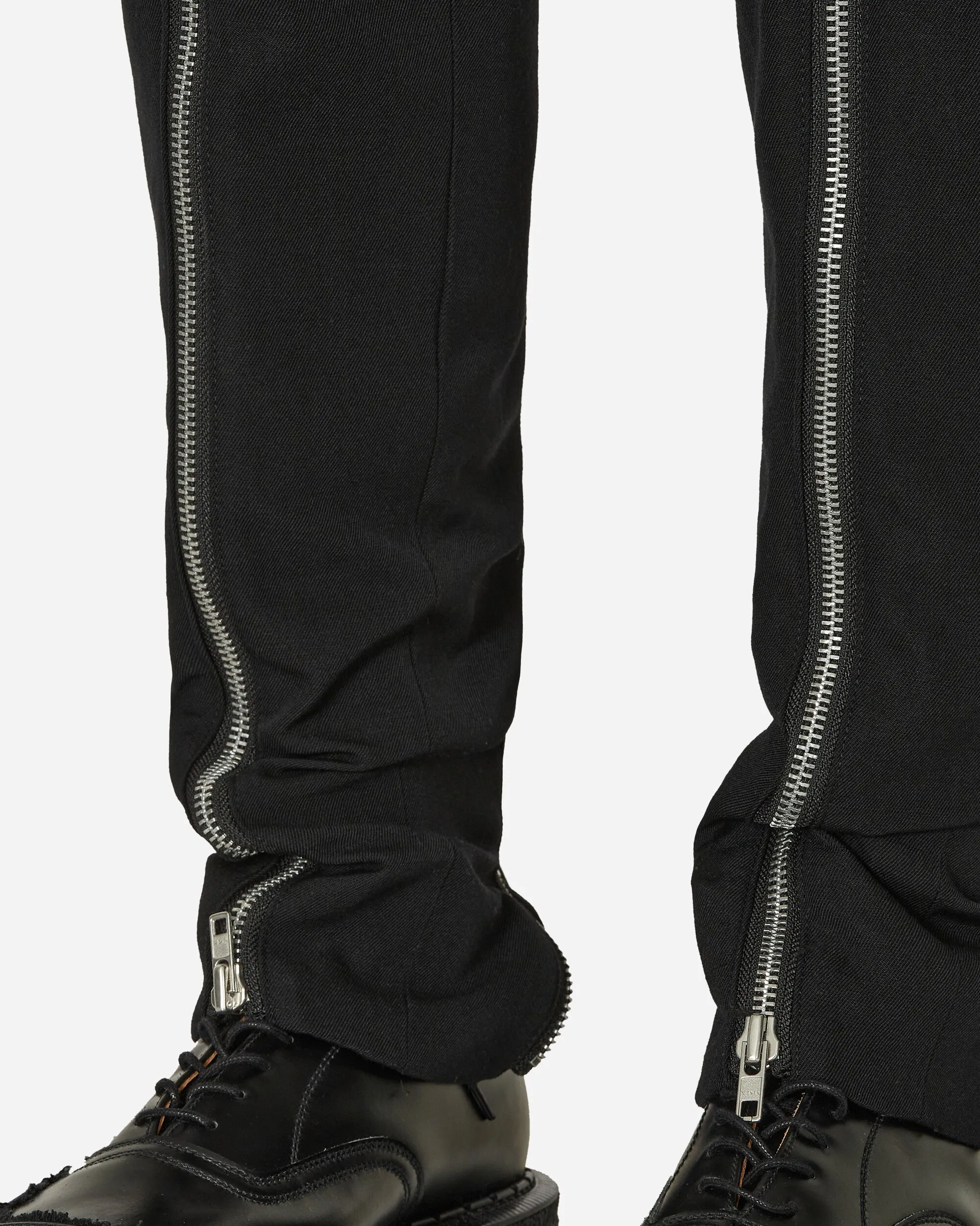 Zipped Trousers Black