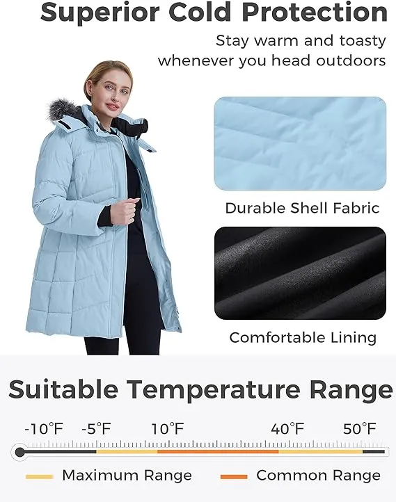 ZSHOW Women's Winter Coat Waterproof Warm Puffer Jacket