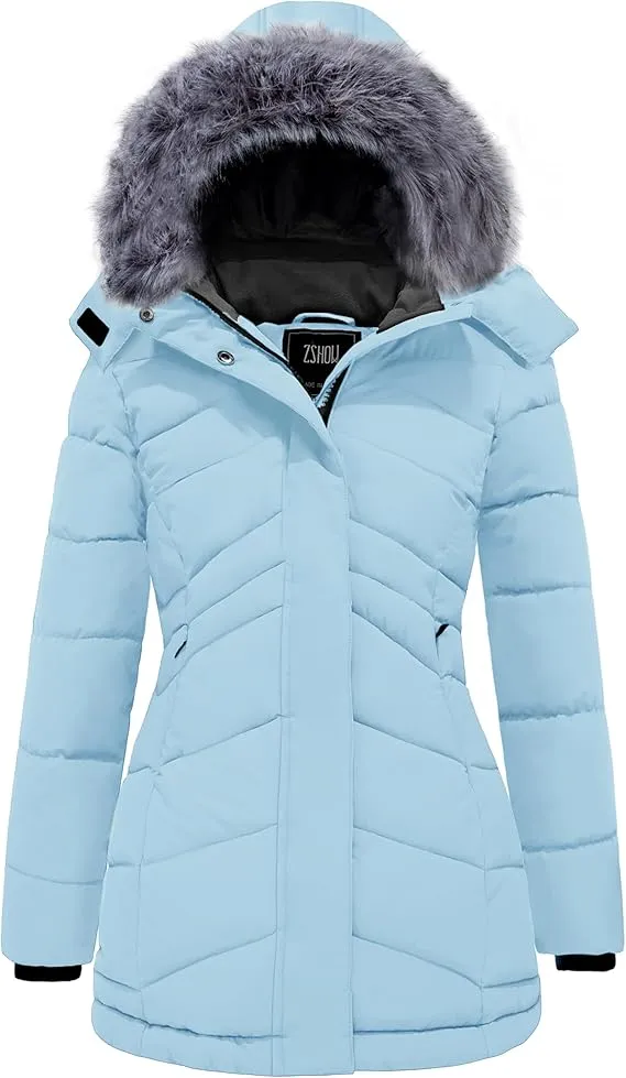 ZSHOW Women's Winter Coat Waterproof Warm Puffer Jacket